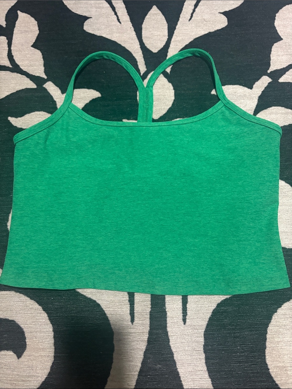 Beyond Yoga Emerald Green Racerback Crop Top
